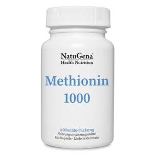 Produktabbildung: Methionin 1000 von NatuGena - 120 Kapseln - Produktfoto