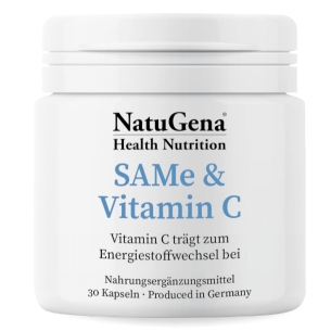 Produktabbildung: SAMe & Vitamin C von NatuGena - 30 Kapseln - Produktfoto