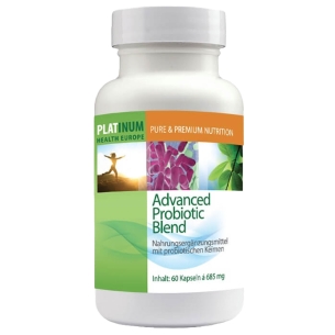Produktabbildung: Advanced Probiotic Blend von Platinum Health - 60 Kapseln - Produktfoto