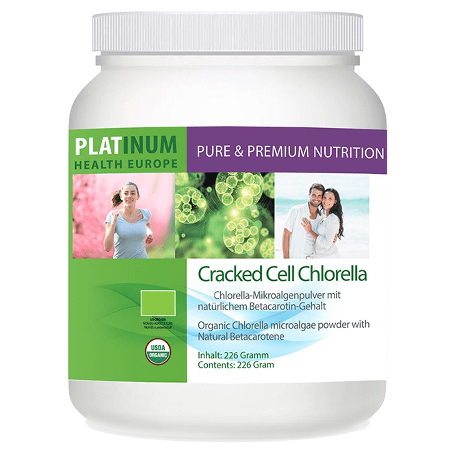 Cracked Cell Chlorella von Platinum Health - 226g