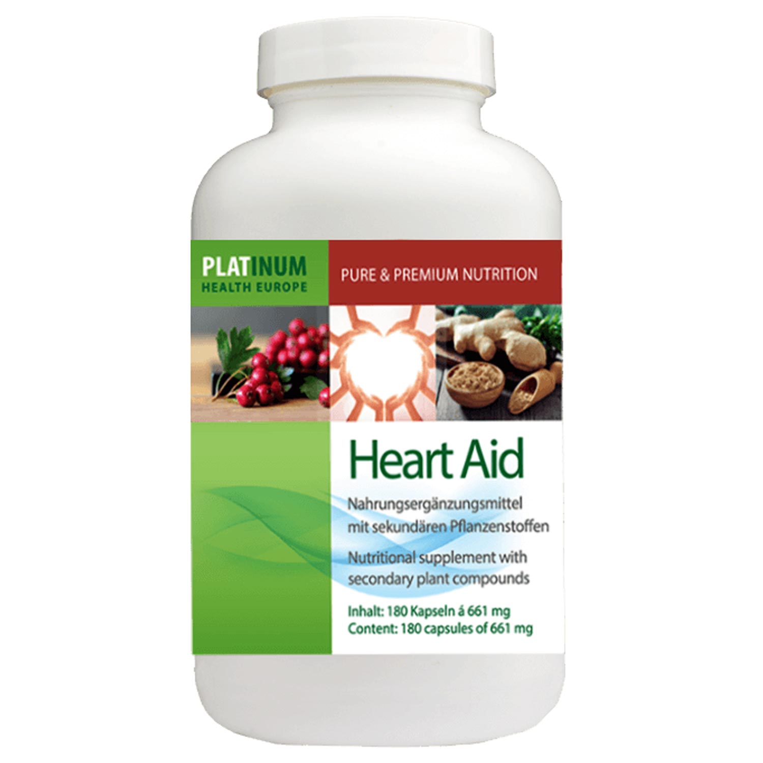 Heart Aid von Platinum Health -180 Kapseln