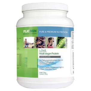 Produktabbildung: Love Multi Vegan Protein Chocolate von Platinum Health Europe - 720 g - Produktfoto
