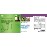 Pure Barley von Platinum Health - Etikett