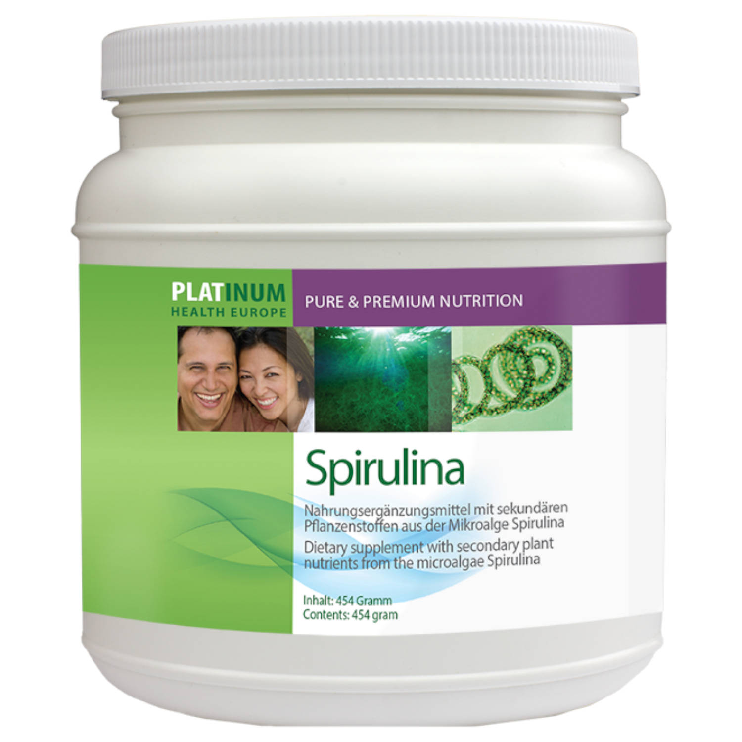 Spirulina Pulver von Platinum Health - 454g