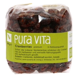 Produktabbildung: Cranberries von PuraVita - 200g - Produktfoto