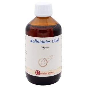 Produktabbildung: Kolloidales Gold 10 ppm, 250 ml von Quintessence - 250 ml - Produktfoto