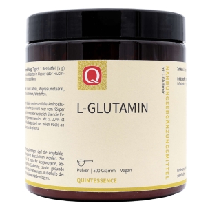 Produktabbildung: L-Glutamin Pulver von Quintessence - 500 g - Produktfoto