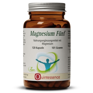 Produktabbildung: Magnesium Fünf von Quintessence - 120 Kapseln - Produktfoto