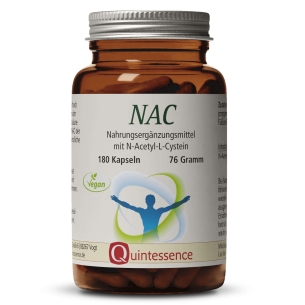 Produktabbildung: NAC N-Acetyl-L-Cystein von Quintessence - 180 Kapseln - Produktfoto