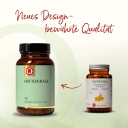 Nattokinase von Quintessence Naturprodukte - 180 Kapseln - Labeländerung