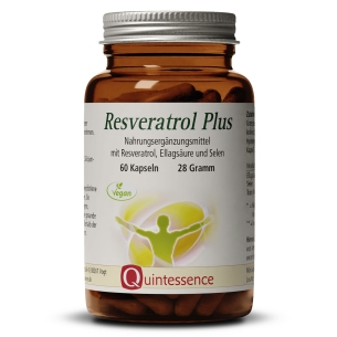Produktabbildung: Resveratrol Plus von Quintessence Naturprodukte - 60 Kapseln - Produktfoto