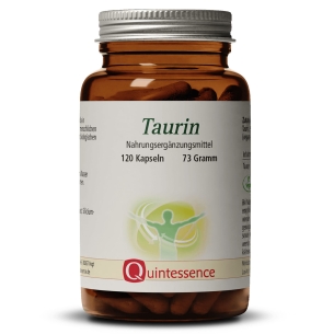 Produktabbildung:  Taurin, 120 Kapseln von Quintessence Naturprodukte - Produktfoto