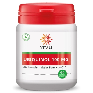 Produktabbildung: Ubiquinol von VItals - 60 Softgelkapseln à 100 mg - Produktfoto