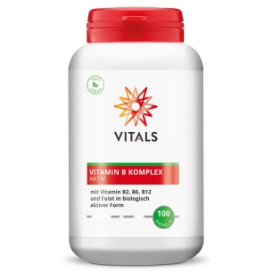 Produktabbildung: Vitamin B Komplex Aktiv von Vitals - 100 Kapseln - Produktfoto