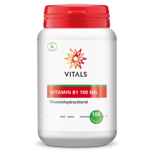 Produktabbildung: Vitamin B1 100 mg von Vitals - 100 Kapseln - Produktfoto