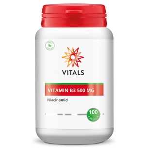 Produktabbildung: Vitamin B3 500 mg von Vitals - 100 Kapseln - Produktfoto