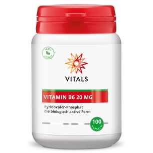Produktabbildung: Vitamin B6 20 mg von Vitals - 100 Kapseln - Produktfoto